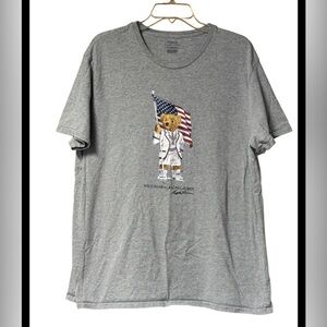 Polo Ralph Lauren Polo Bear Jersey T-Shirt SZ XL Navy